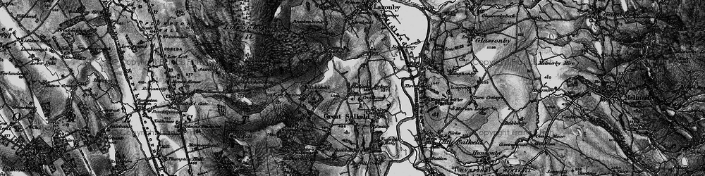 Old map of North Dykes in 1897