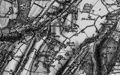 Old map of North Eastling in 1895