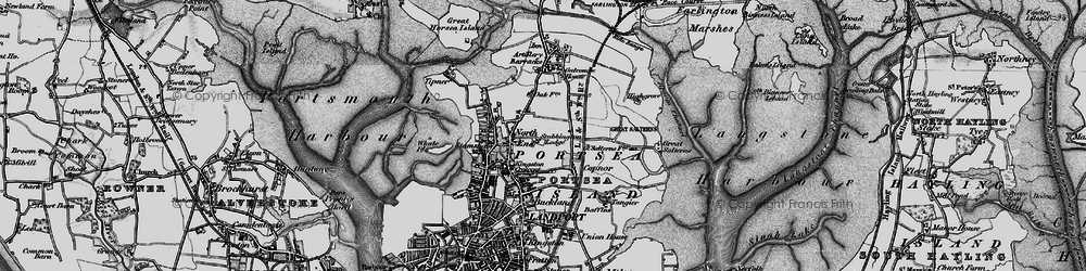 Old map of North End in 1895