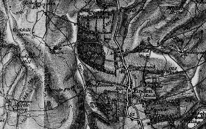 Old map of Blackpatch Hill in 1895