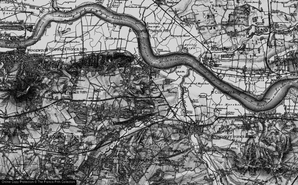Old Map of North End, 1896 in 1896