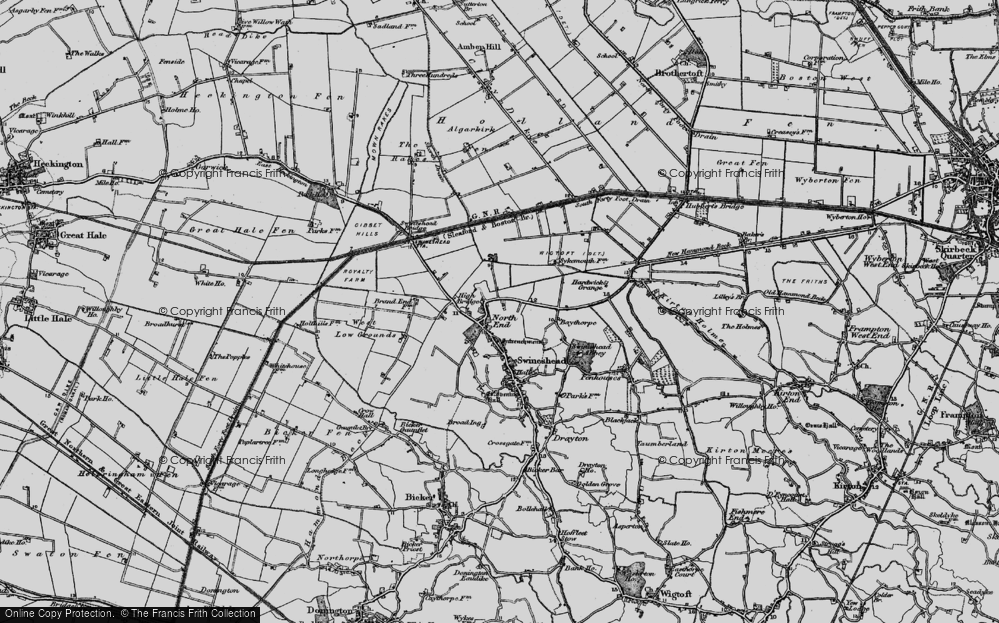Old Map of North End, 1898 in 1898