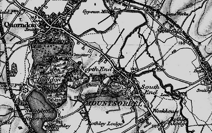 Old map of Buddon Wood in 1899