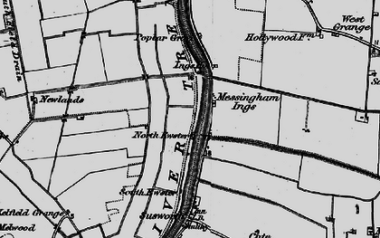 Old map of North Ewster in 1895