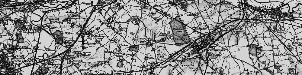 Old map of North Featherstone in 1896