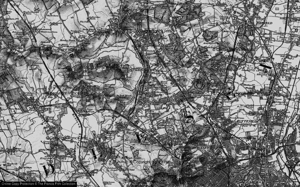North Finchley, 1896