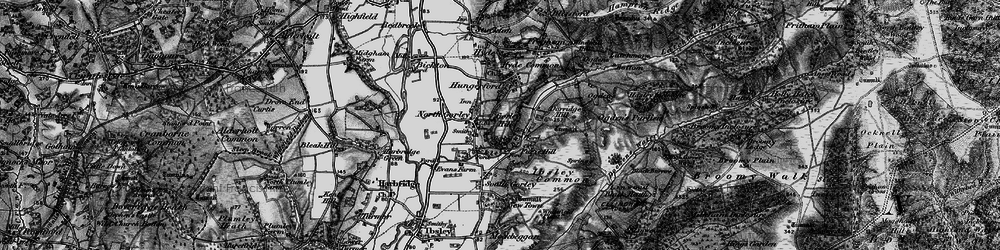 Old map of North Gorley in 1895
