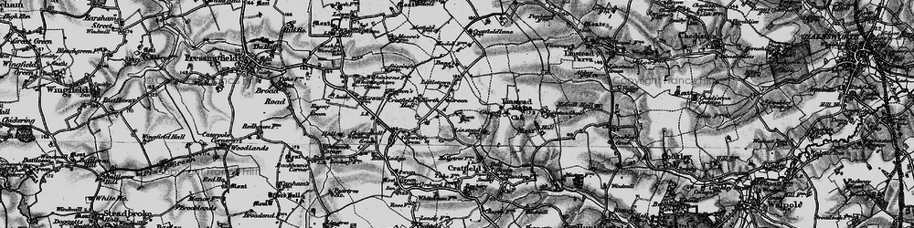 Old map of North Green in 1898