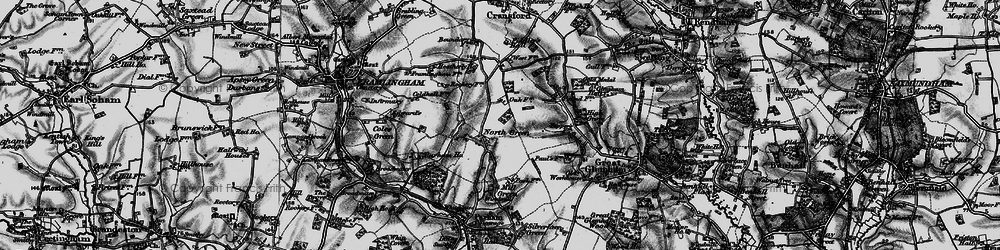 Old map of North Green in 1898