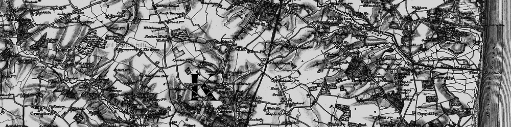 Old map of North Green in 1898