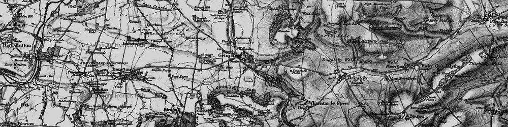 Old map of North Grimston in 1898