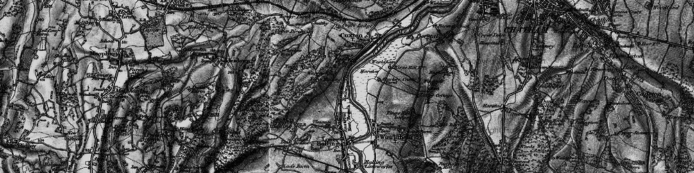 Old map of North Halling in 1895