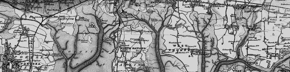 Old map of North Hayling in 1895