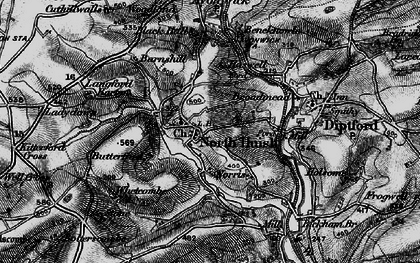 Old map of North Huish in 1898