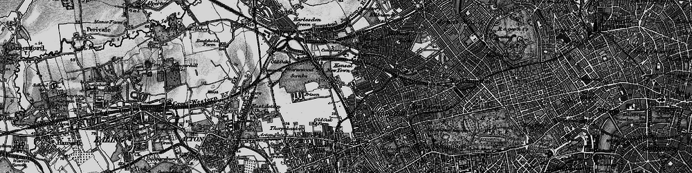 Old map of North Kensington in 1896