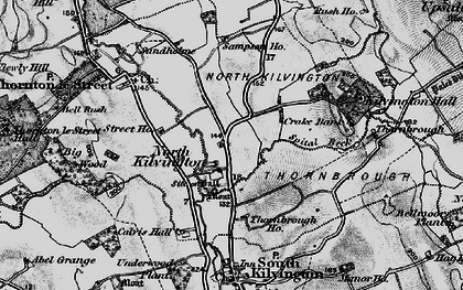Old map of North Kilvington in 1898