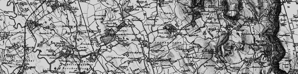 Old map of North Kilvington in 1898