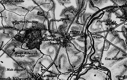 Old map of Buckwell Lodge in 1898