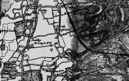 Old map of North Kingston in 1895