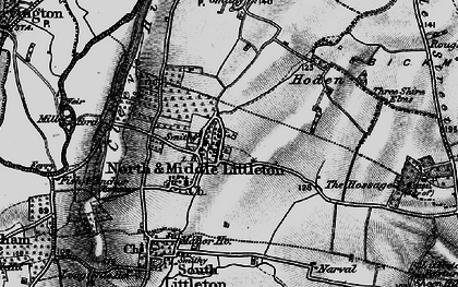 Old map of North Littleton in 1898