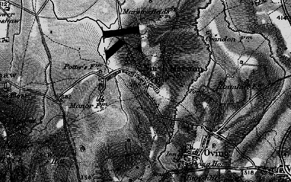 Old map of North Marston in 1896