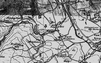 Old map of Happy Valley in 1897