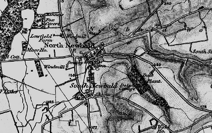 Old map of North Newbald in 1898
