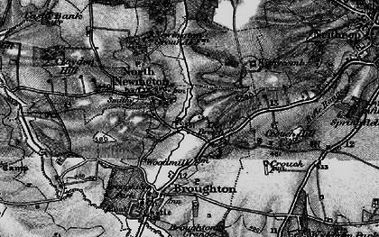 Old map of Bretch, The in 1896