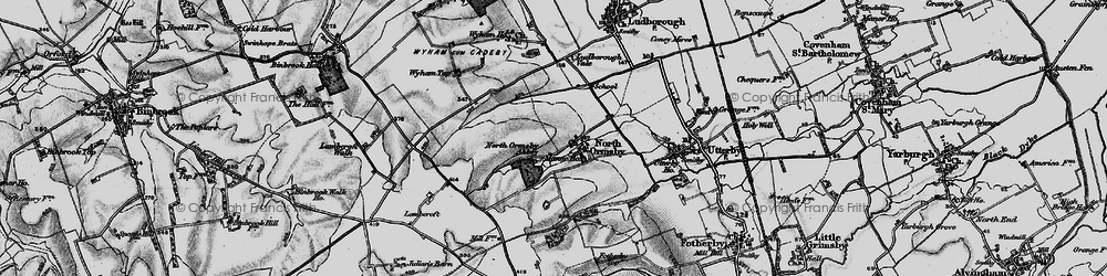 Old map of North Ormsby in 1899