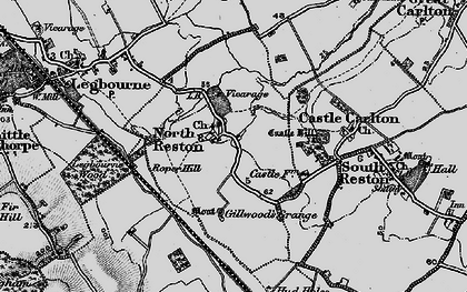 Old map of North Reston in 1899