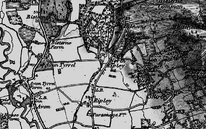 Old map of North Ripley in 1895