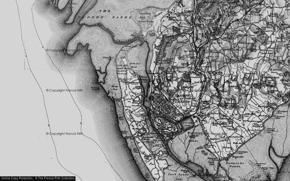 Old Map of North Scale, 1897 in 1897