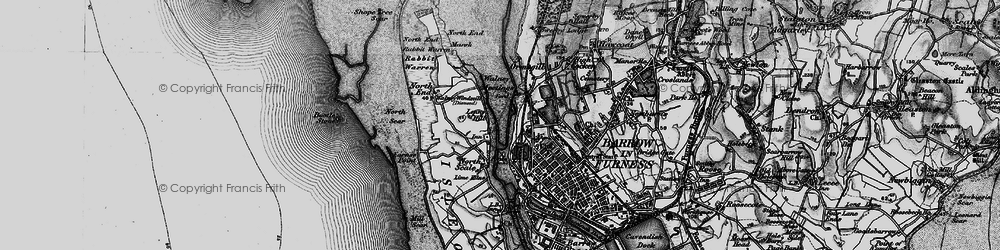 Old map of North Scale in 1897