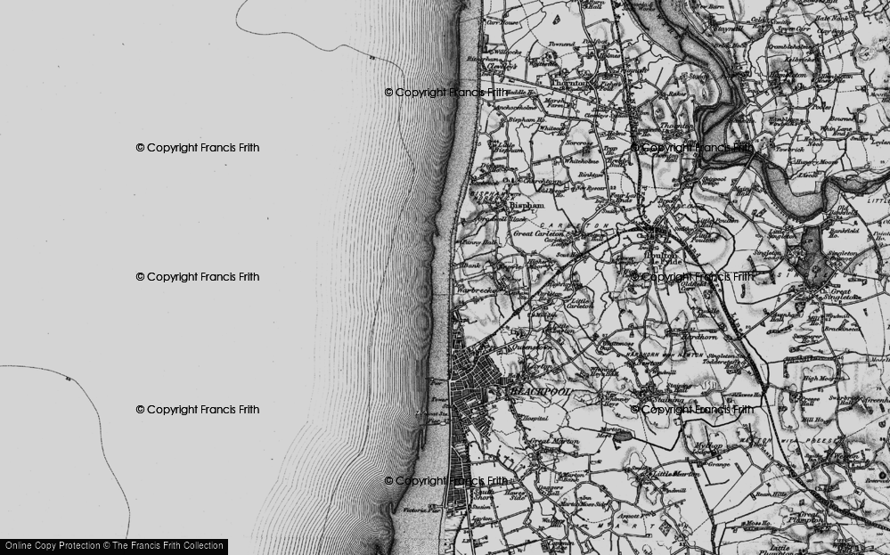 Old Map of North Shore, 1896 in 1896