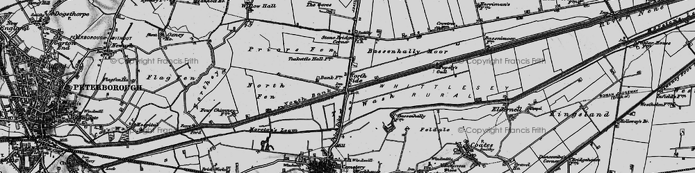 Old map of North Side in 1898