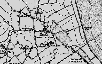 Old map of North Somercotes in 1899