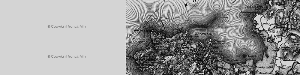 Old map of North Stack in 1899