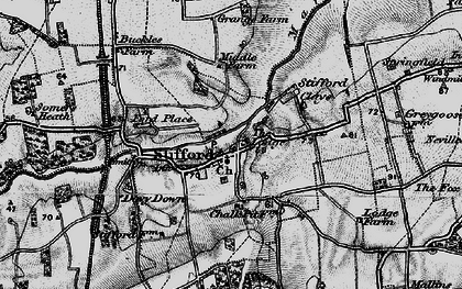 Old map of North Stifford in 1896