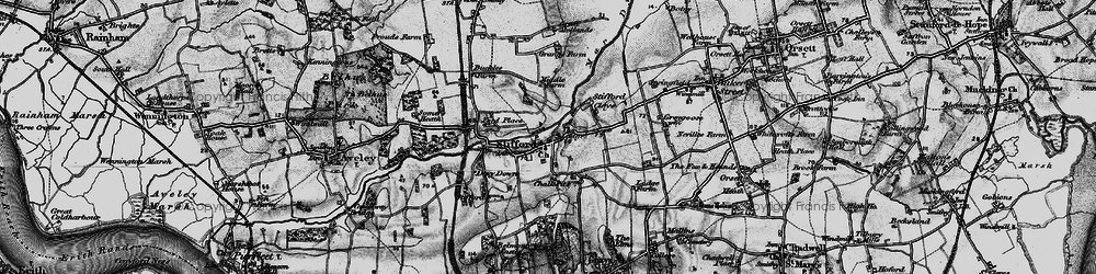 Old map of North Stifford in 1896