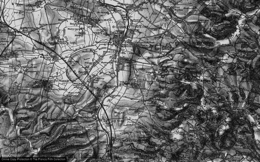 Old Map of Historic Map covering Littlestoke Manor in 1895