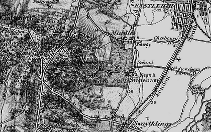 Old map of North Stoneham in 1895