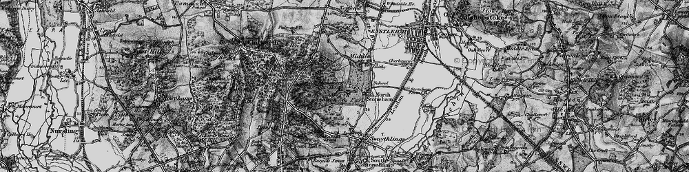 Old map of North Stoneham in 1895