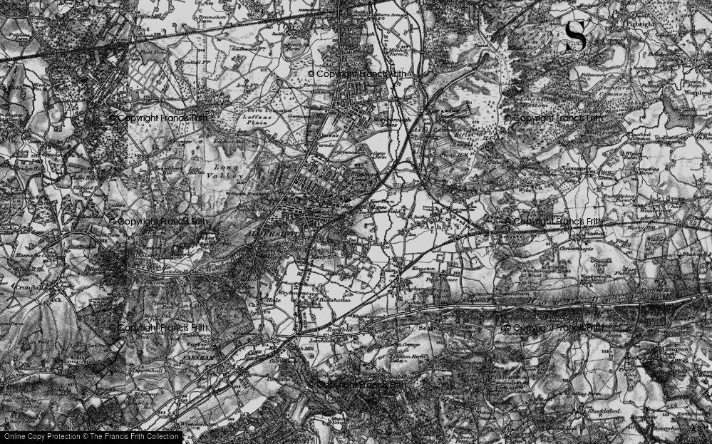 Old Map of North Town, 1895 in 1895