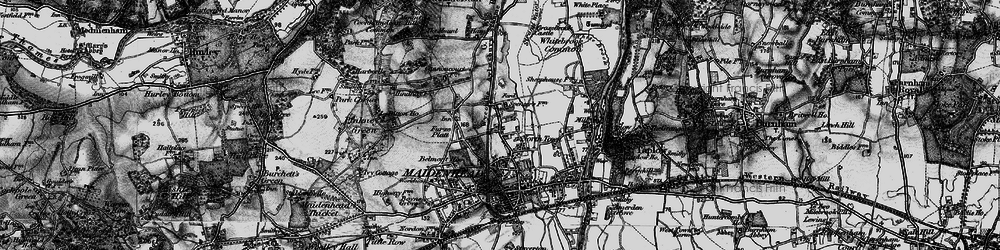 Old map of North Town in 1895