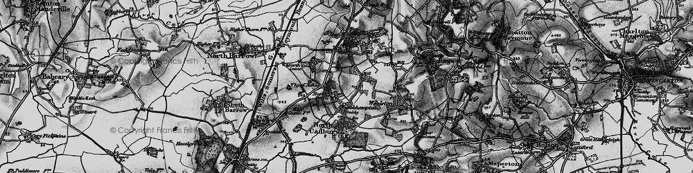 Old map of North Town in 1898