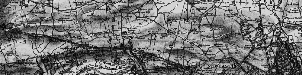Old map of North Walbottle in 1897