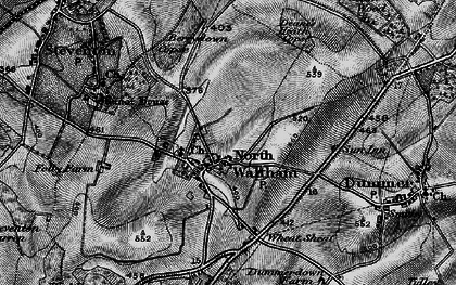 Old map of North Waltham in 1895