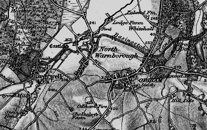 Old map of North Warnborough in 1895