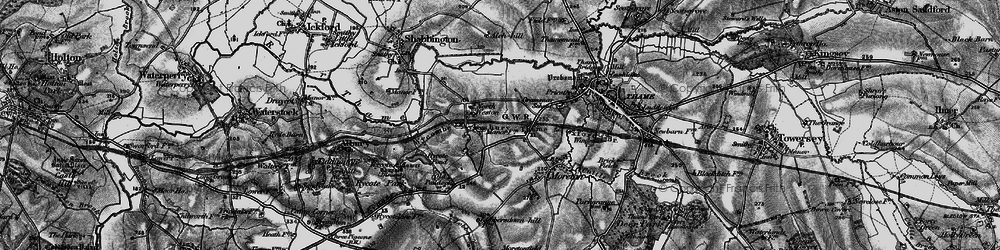 Old map of North Weston in 1895