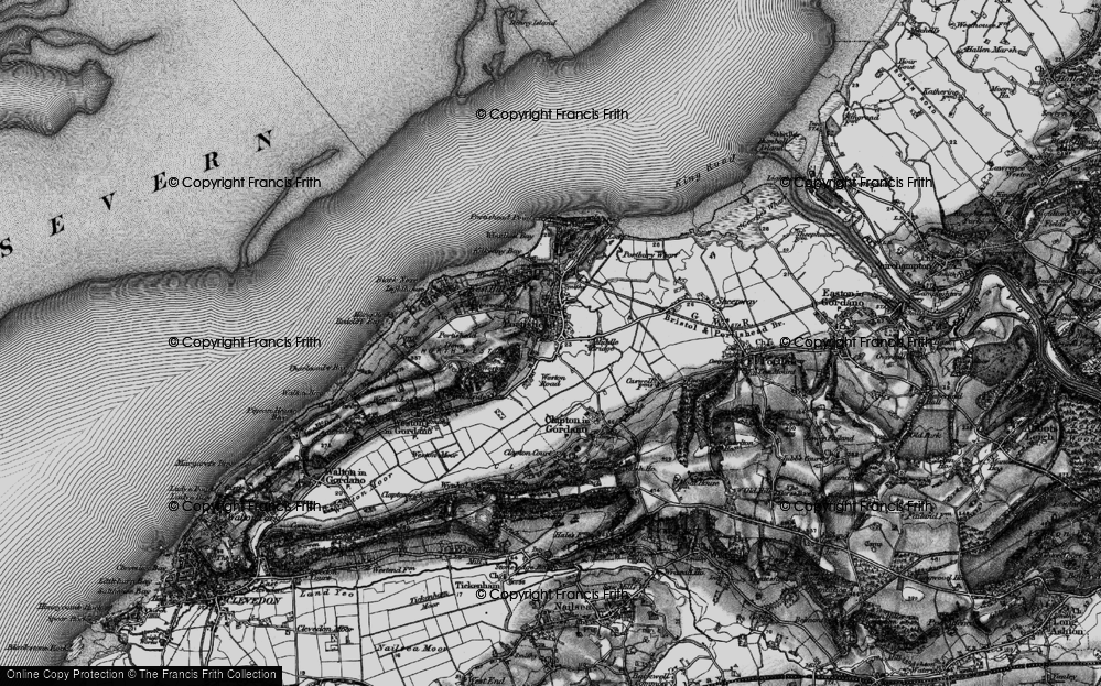 Old Map of North Weston, 1898 in 1898